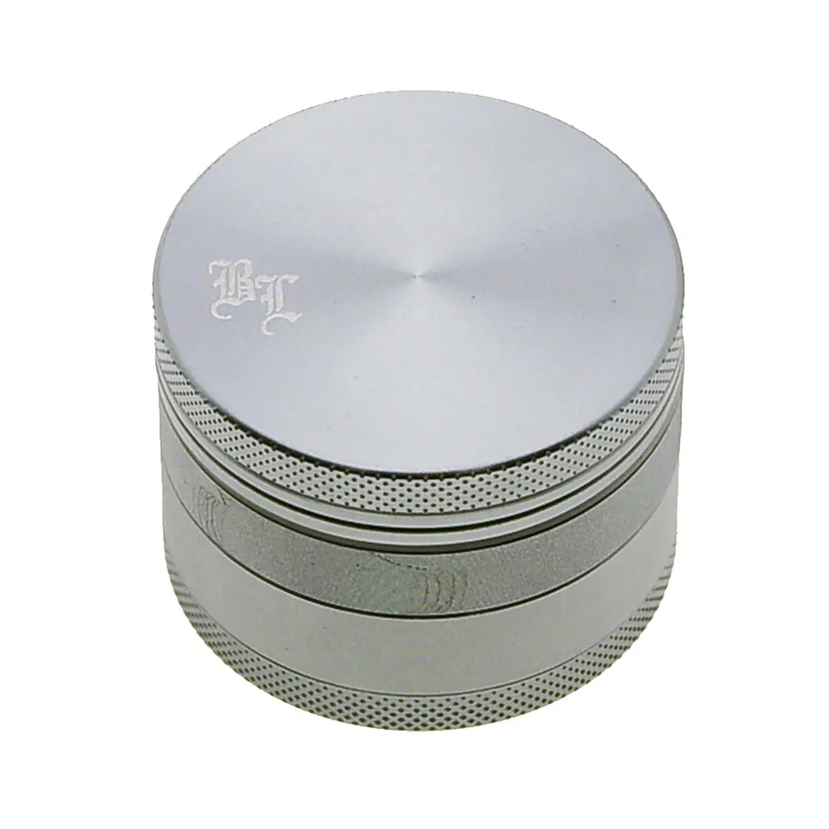 Black Leaf grinder aluminio con tamiz y cerradura con imán, 4 pzs.Ø 50mm