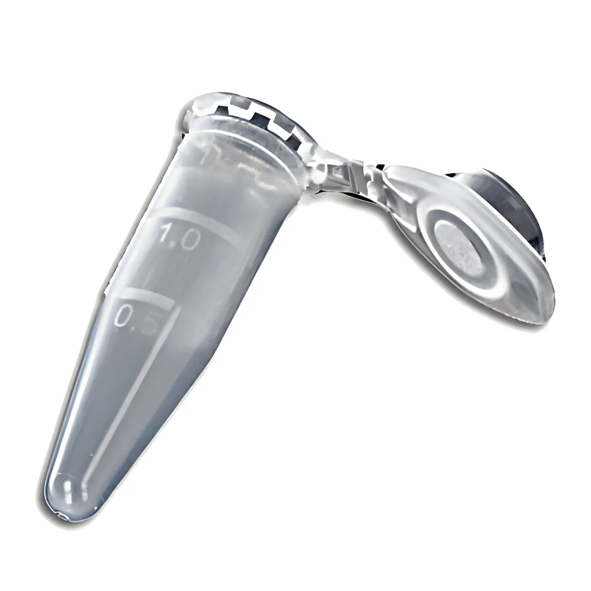 Fiala di reazione con coperchio e scala graduata 1,5 ml  - trasparente