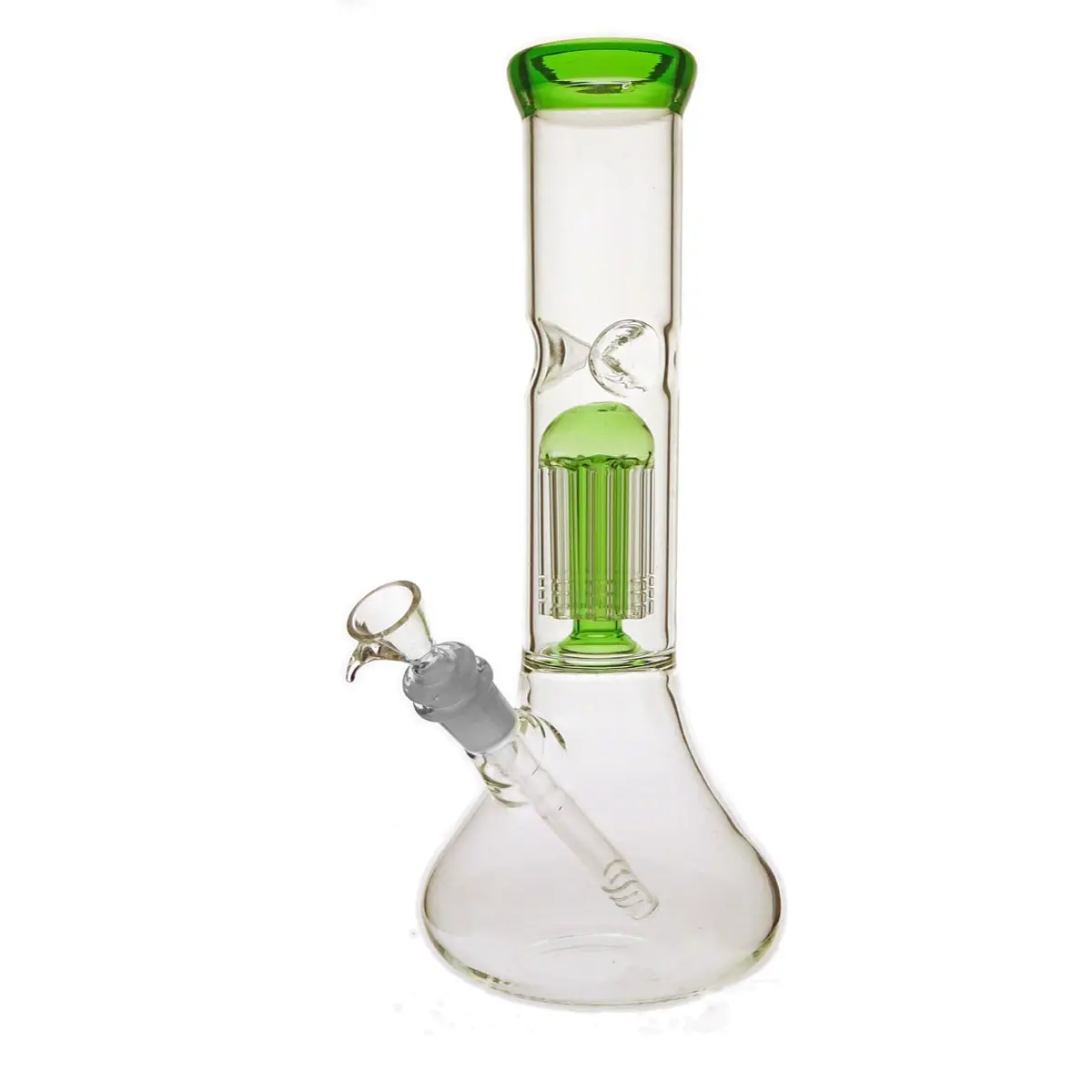 Bong de cristal ND 30cm verde