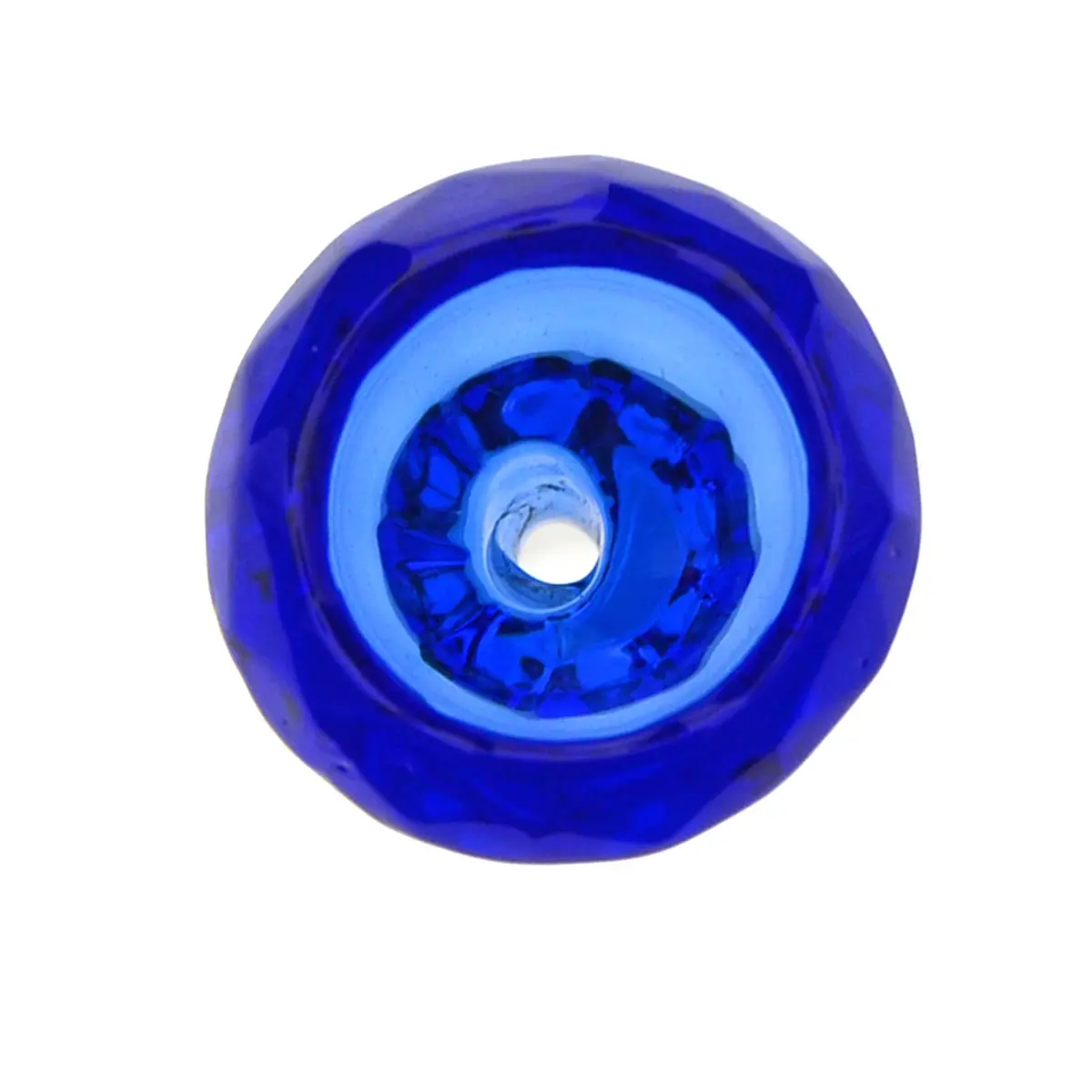 Grace Glass Diamond Bowl cazoleta de cristal Azul