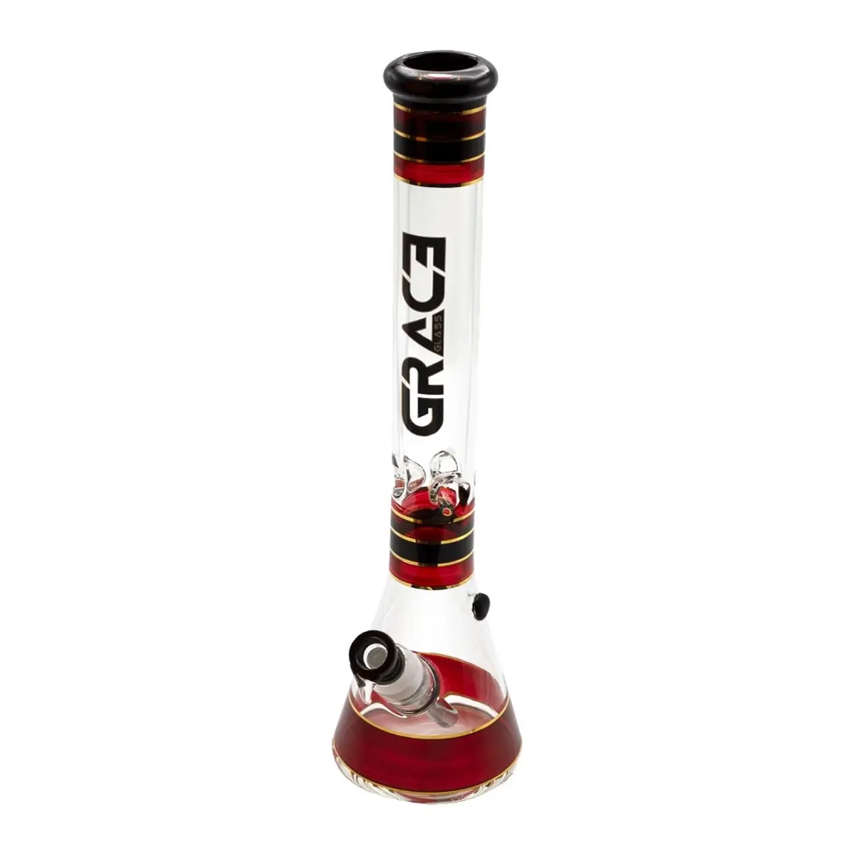 Grace Glass 'Classic Beaker' 18,8 - rojo