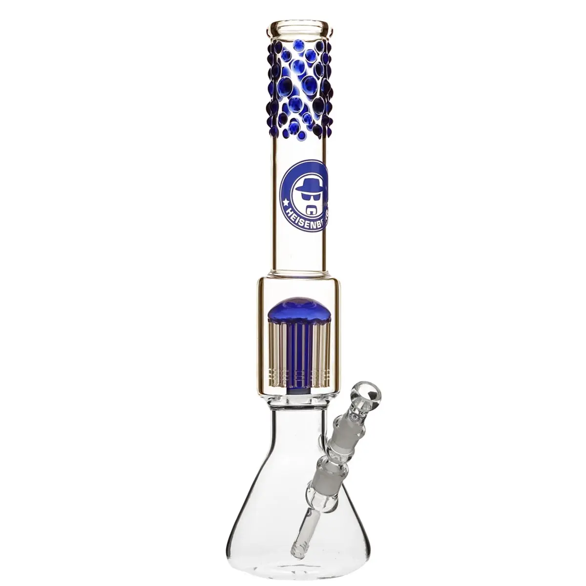 Heisenberg 'Beaker Bubble' 12-Arm Perc 18,8 - azul