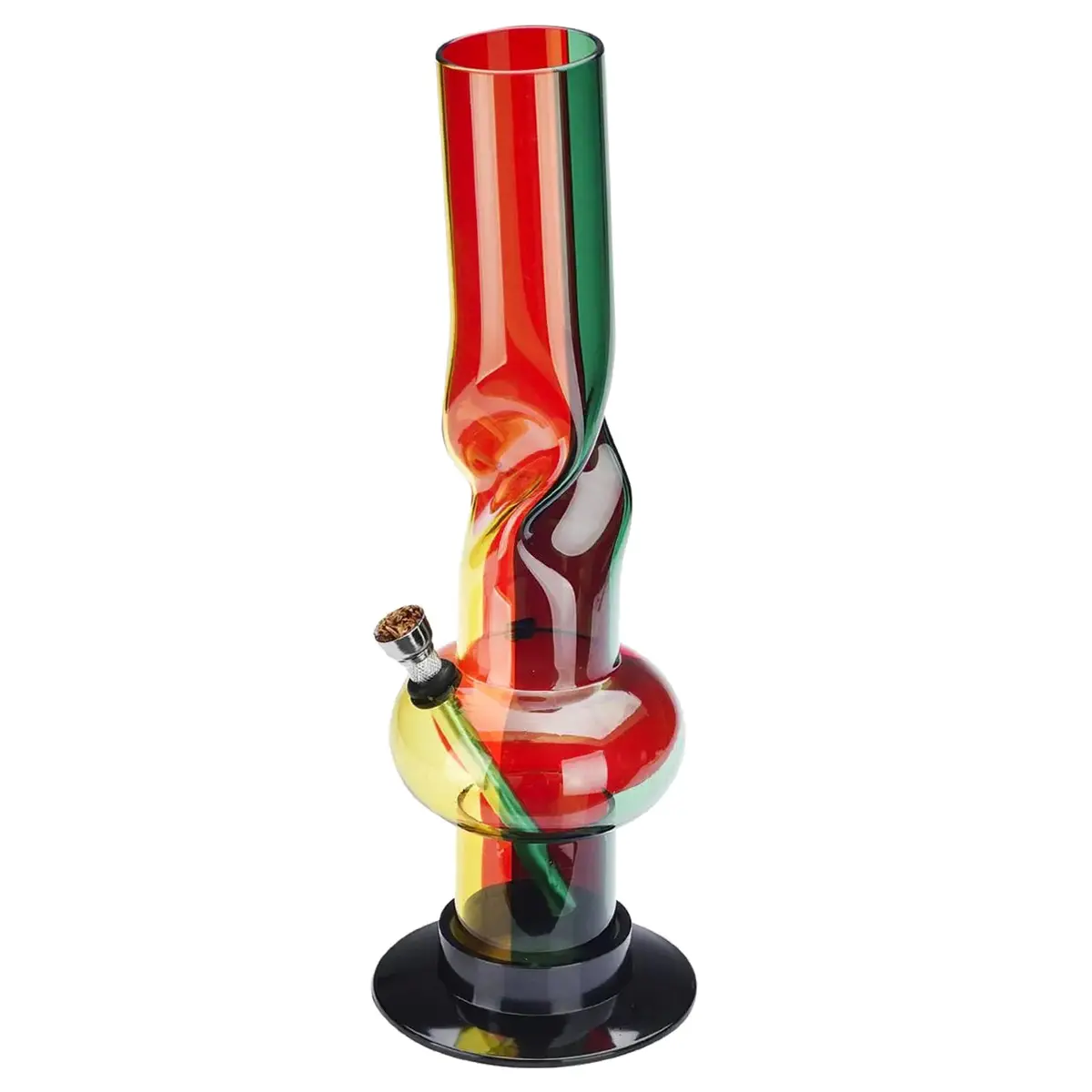 Champ High 'Twist Rasta' Bong de Hielo de Acrílico 31cm