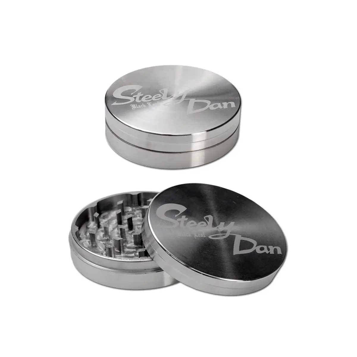 Grinder de acero Steely Dan 2 piezas 49mm con bolsa