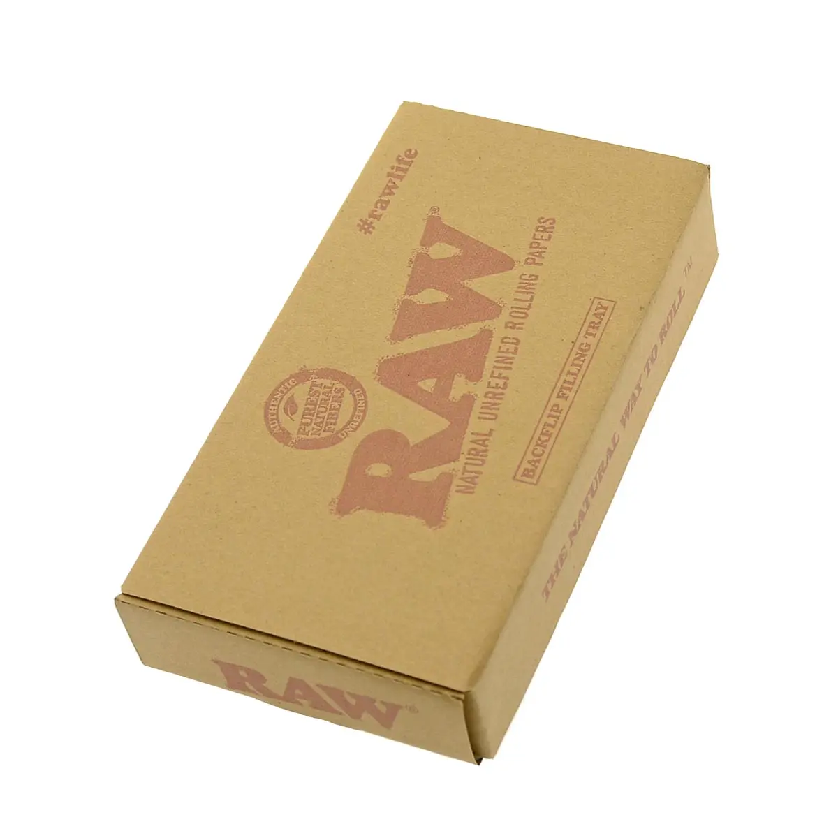 RAW Flip Tray caja de liar de bambú