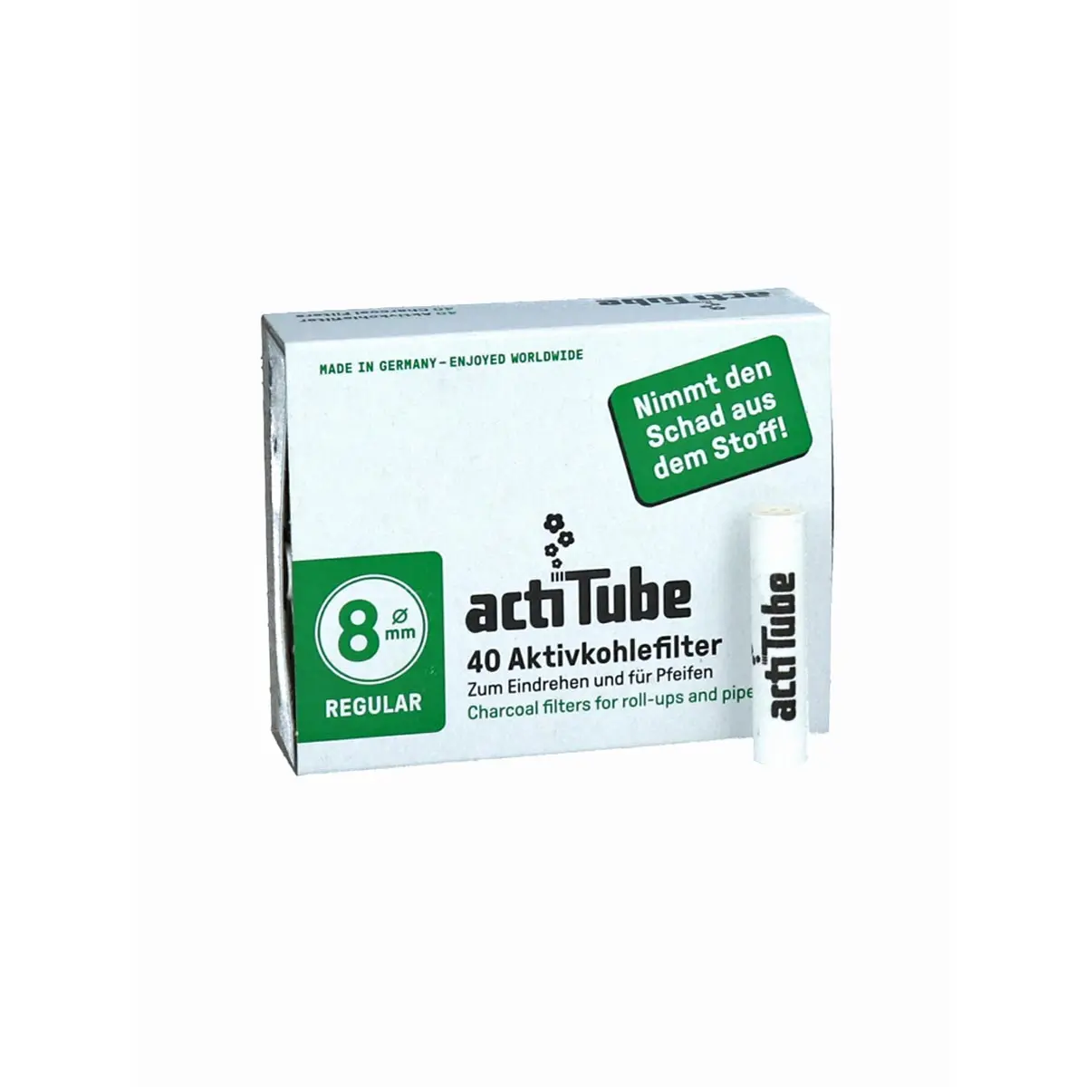 actiTube filtros de carbón activado - 10 filtros 40 uds