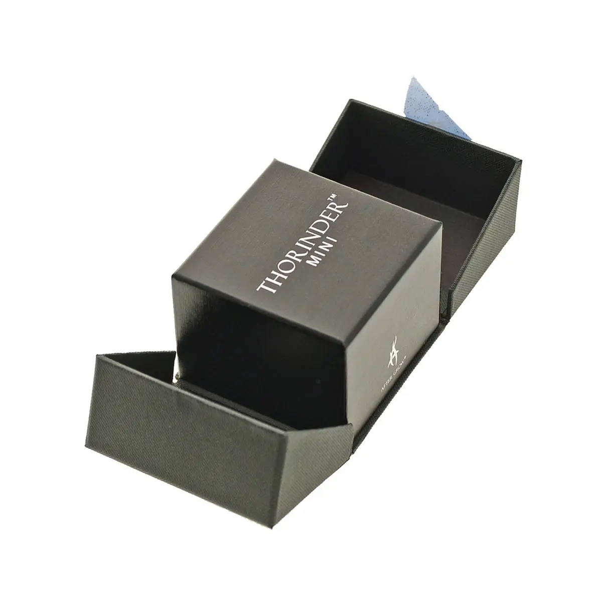 Thorinder Grinder con ventana negro / azul Mini