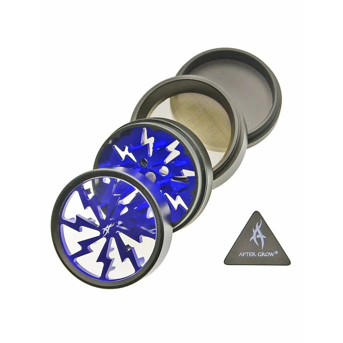 Thorinder Grinder con ventana negro / azul Mini
