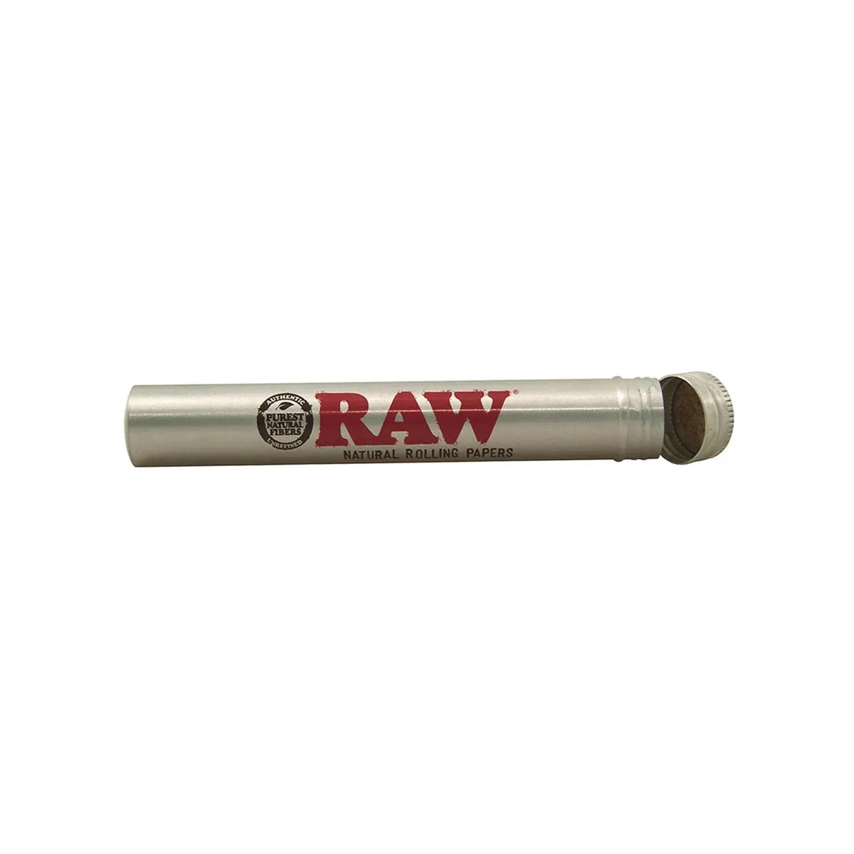 Tubo de metal refermable RAW plata