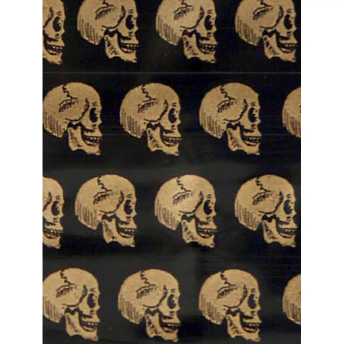 Bolsas autocierre "Golden Skull" 50 x 50 mm 100 uds