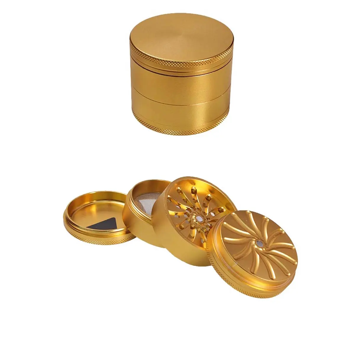 Grinder de Aluminio Masher oro