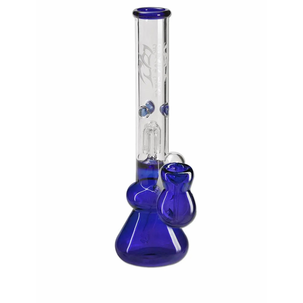 Black Leaf bong con percolador ICE 30cm azul