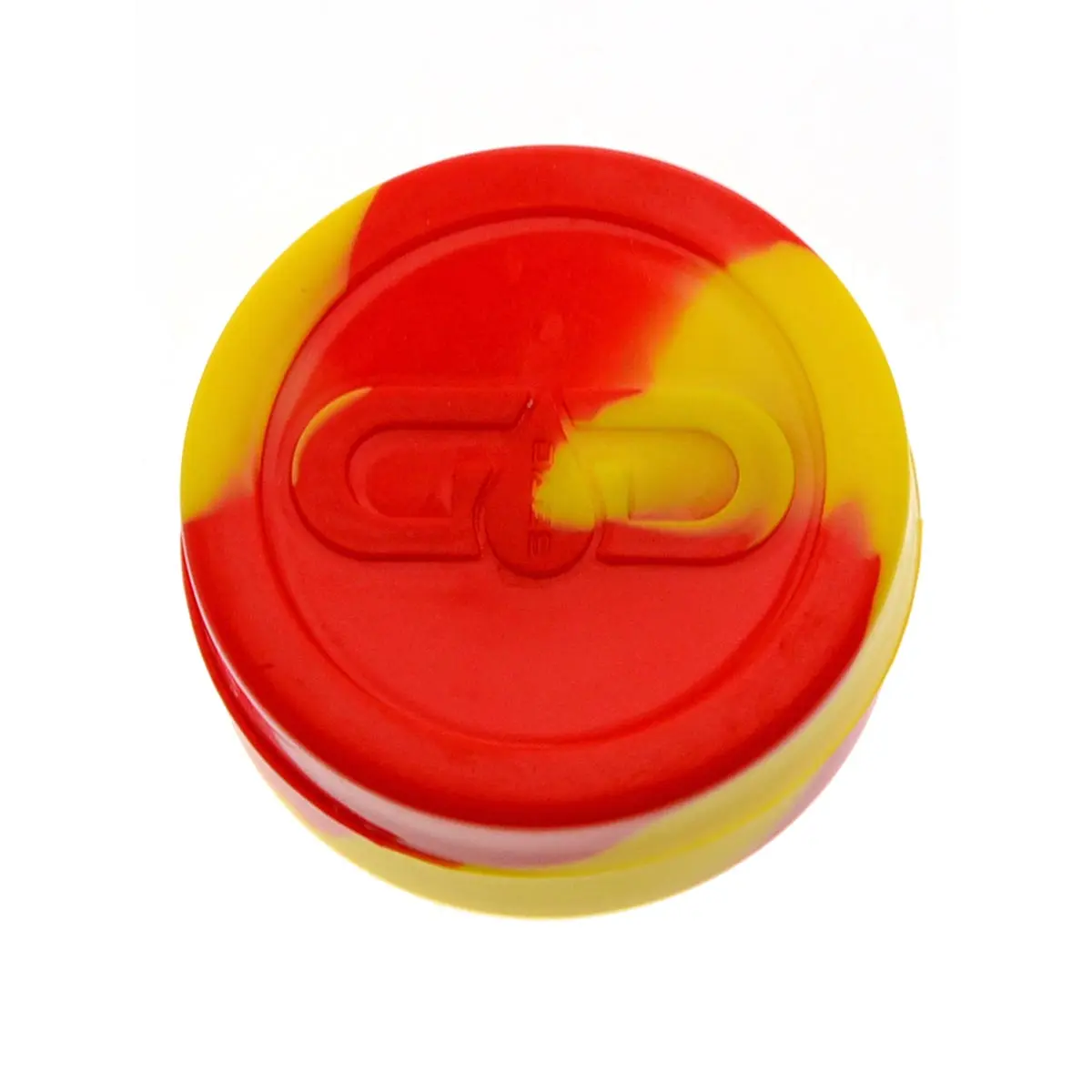 Grace Glass recipiente de silicona XL Rojo-Amarillo