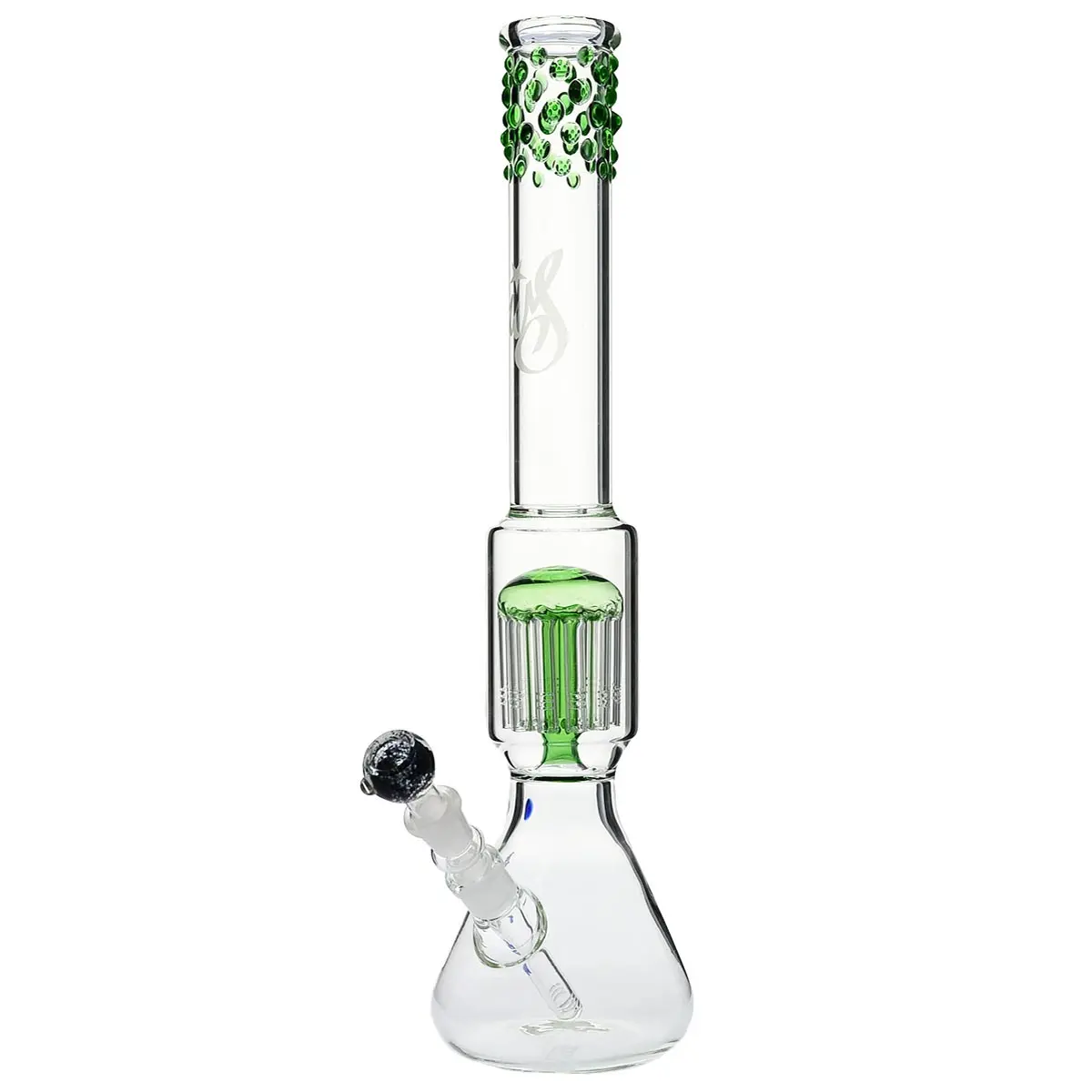 Weedstar Messias Illusion Perc Verde con 12 brazos