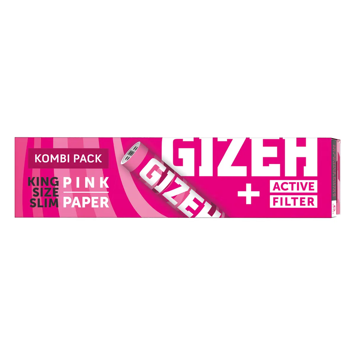 Gizeh Pink King Size Silm + 16 activated charcoal filters