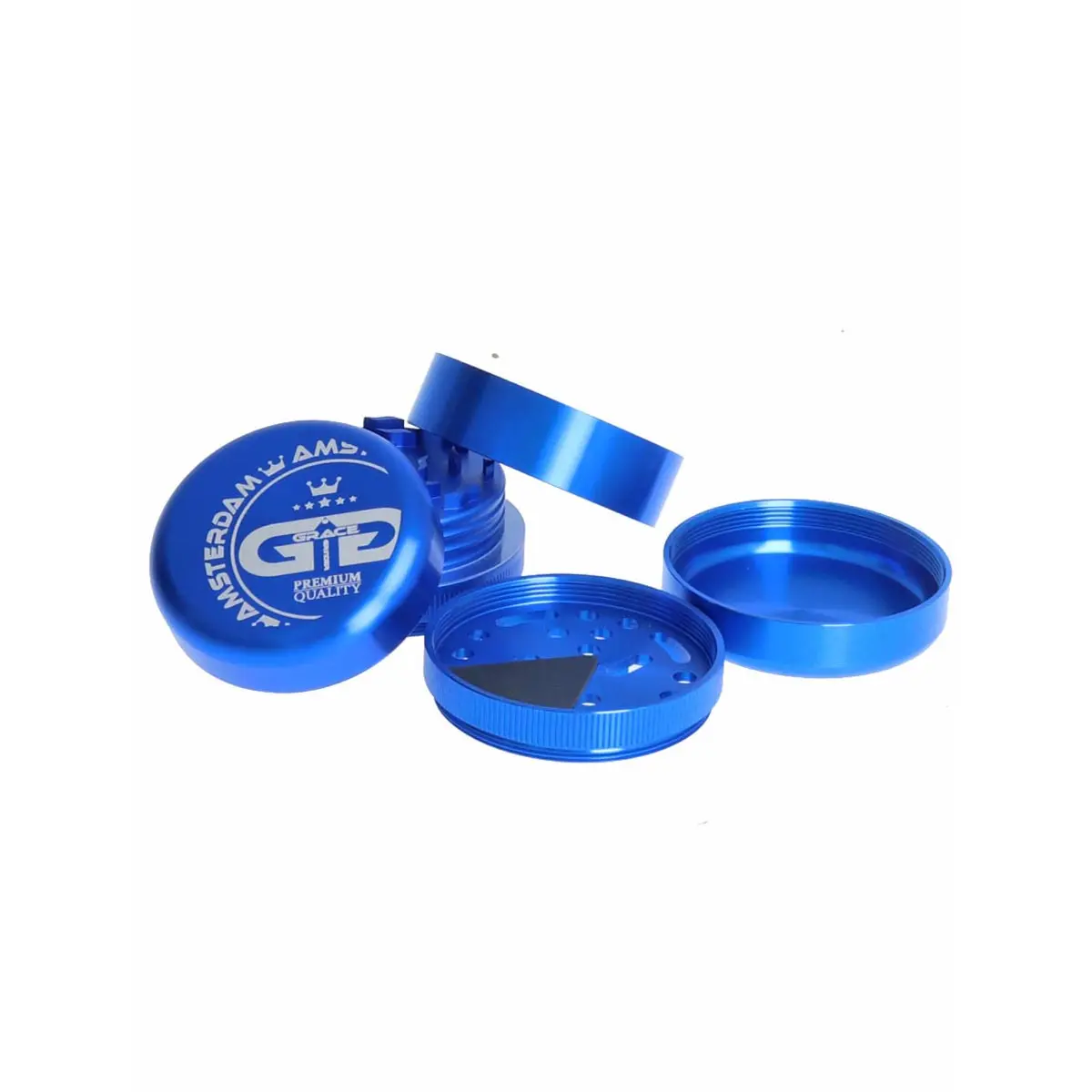 Grace Glass Grinder American Style 5-Part 55mm - azul