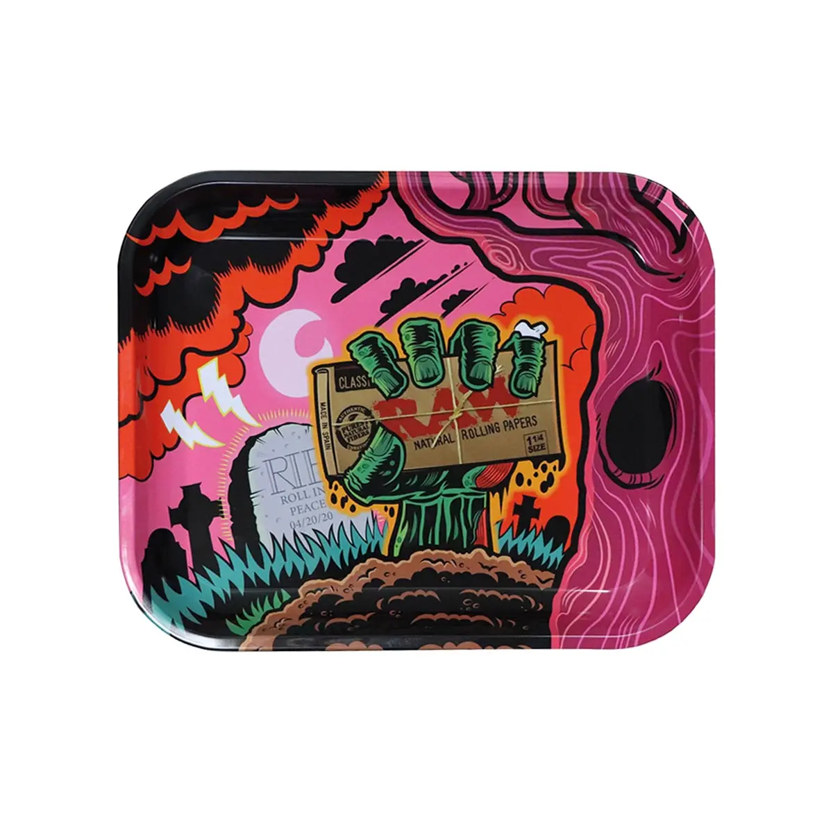 RAW Rolling Tray Zombie Medium