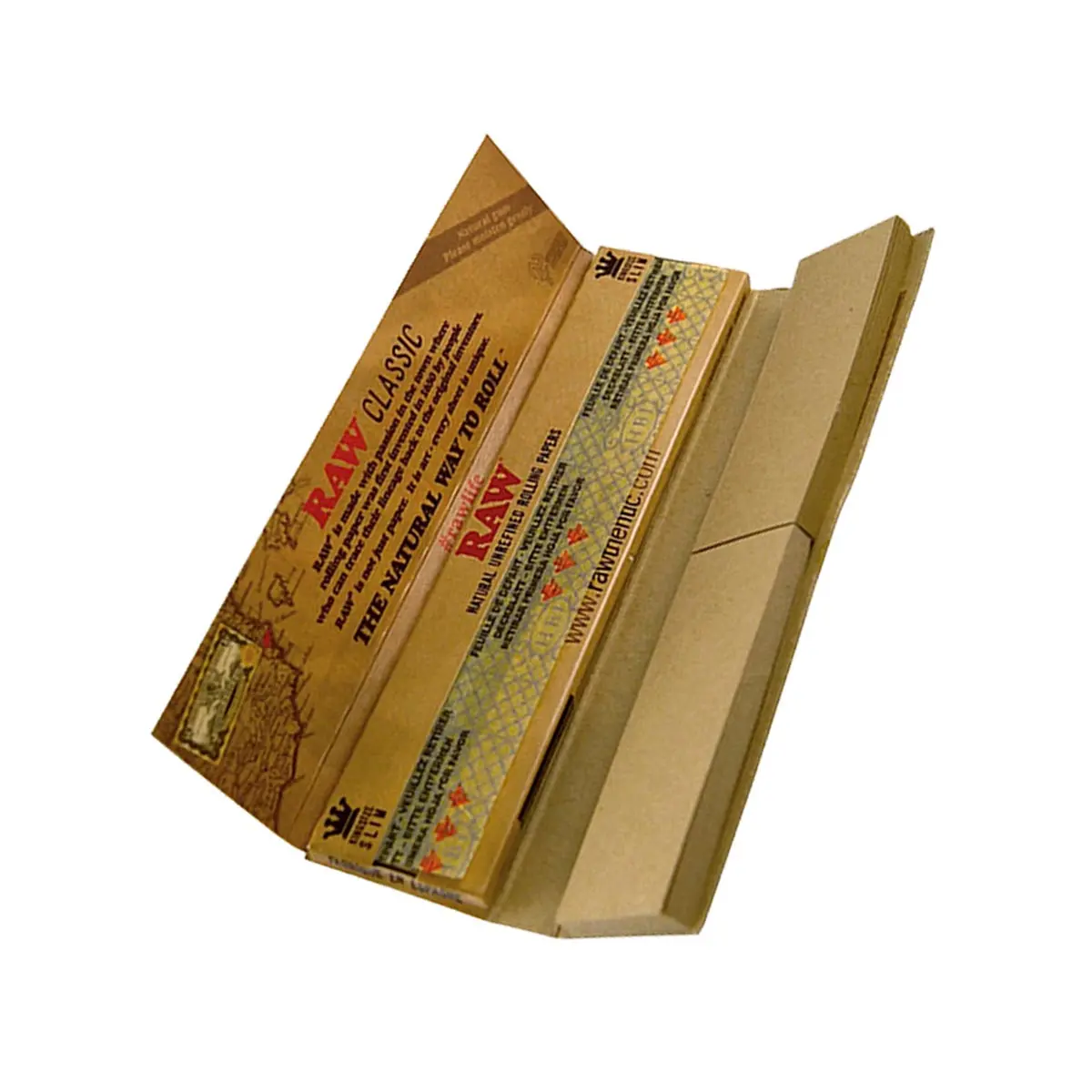RAW papel de fumar King Size Slim con filtros