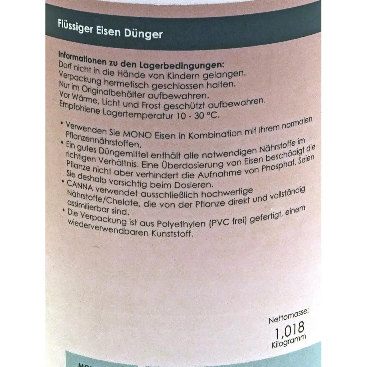 Canna Mono - Ferrum Fe 1000ml