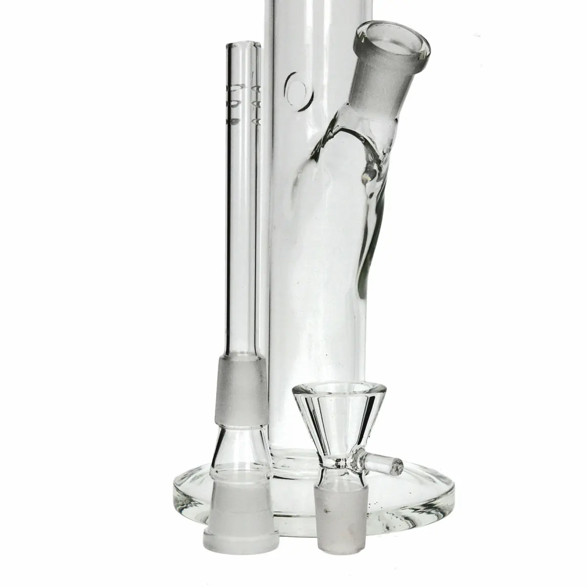 Bong de vidrio cilíndrico 42 cm 18,8 mm