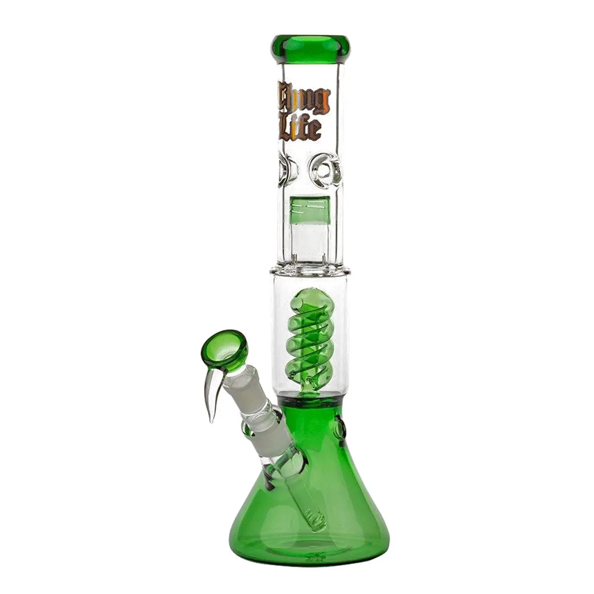 Thug Life 'OG' Bong Percolador 35cm - verde