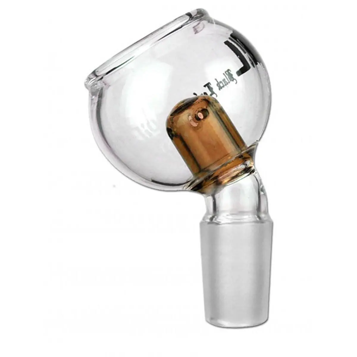 Black Leaf cazoleta de aceite acodado amber