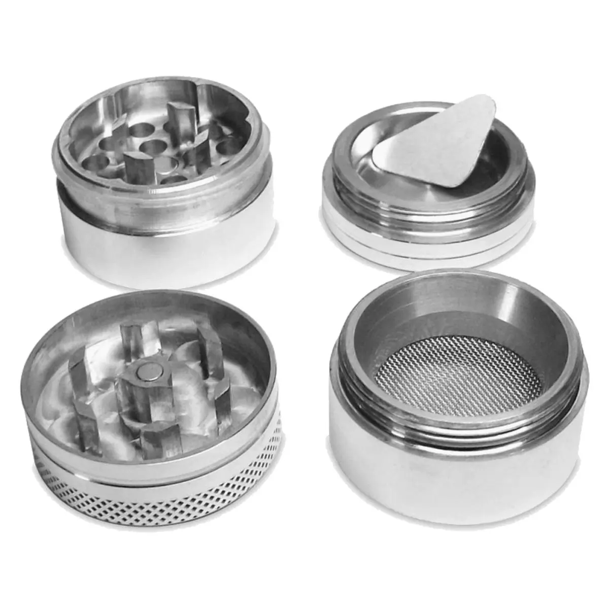 Grinder con tamiz aluminio 30mm