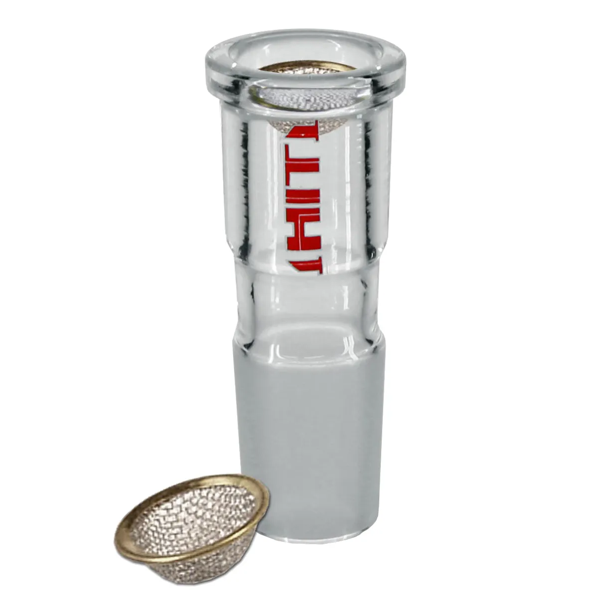 Set con braciere in vetro 1Hit con retine per bong da 15 mm - 18,8 mm