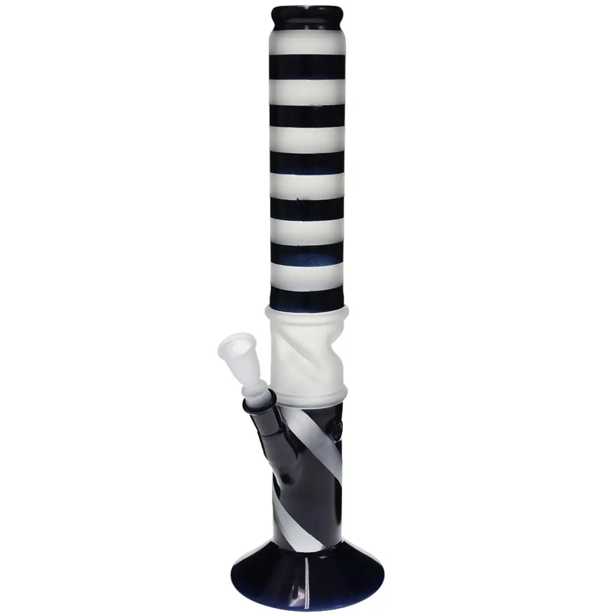 Bong con hielo 43 cm arenado - negro