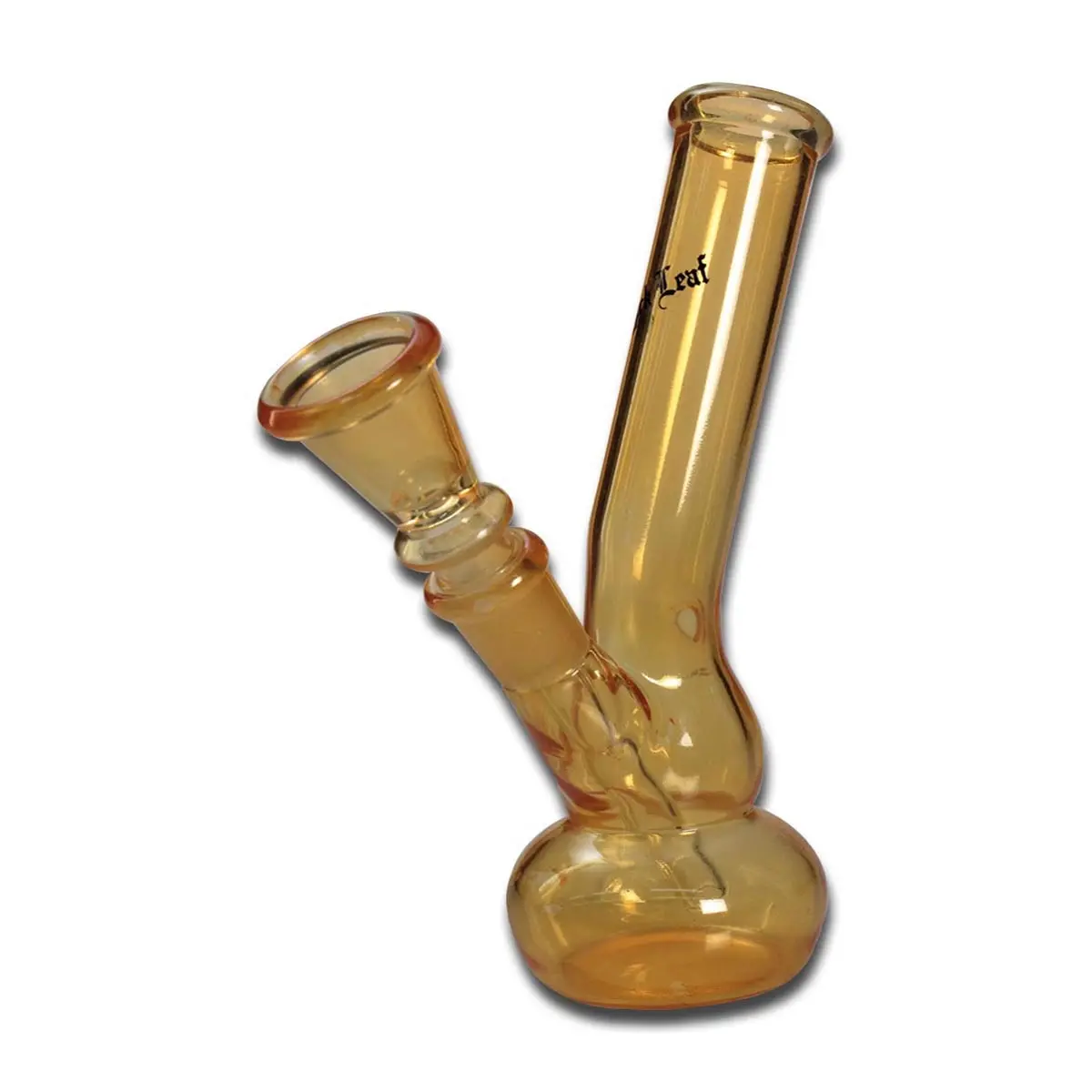 Mini Bong de Vidrio Efecto Metálico