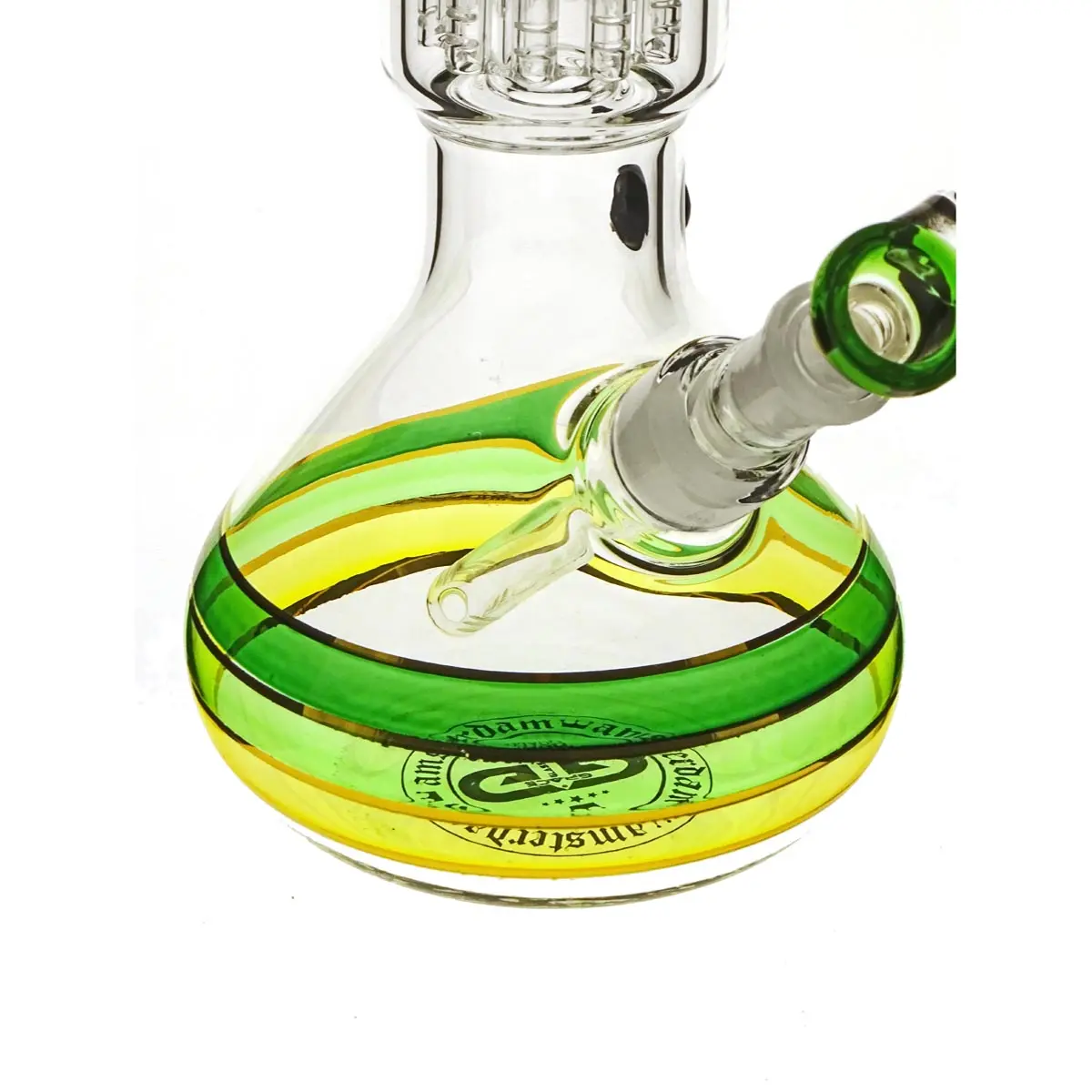 Bong de vidrio Amsterdam Roots - Rasta holandés