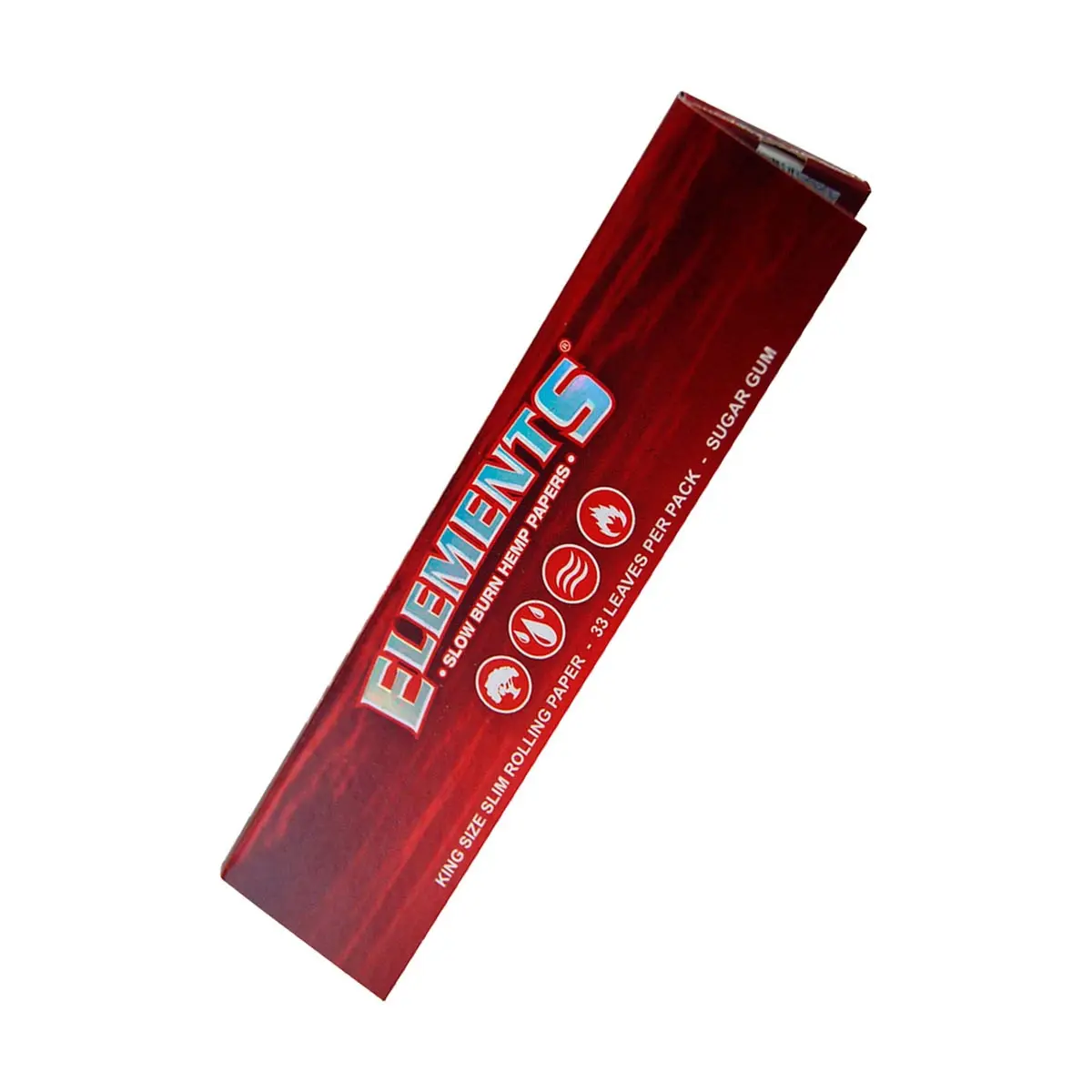 Elements RED Kingsize Slim cáñamo papel de fumar