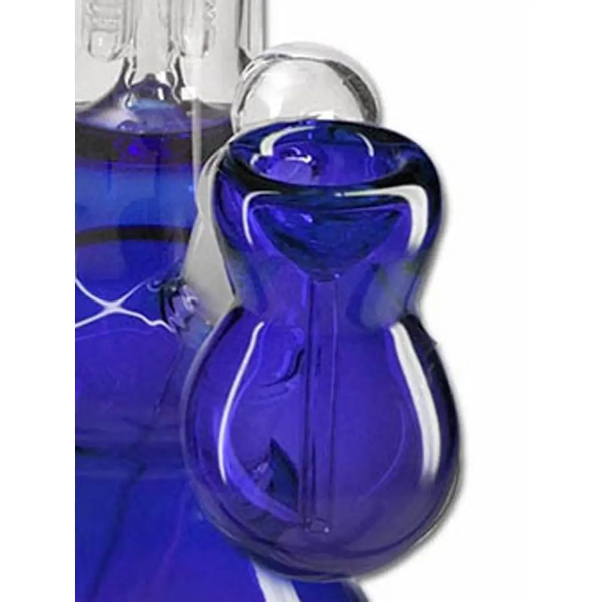 Black Leaf bong con percolador ICE 30cm azul