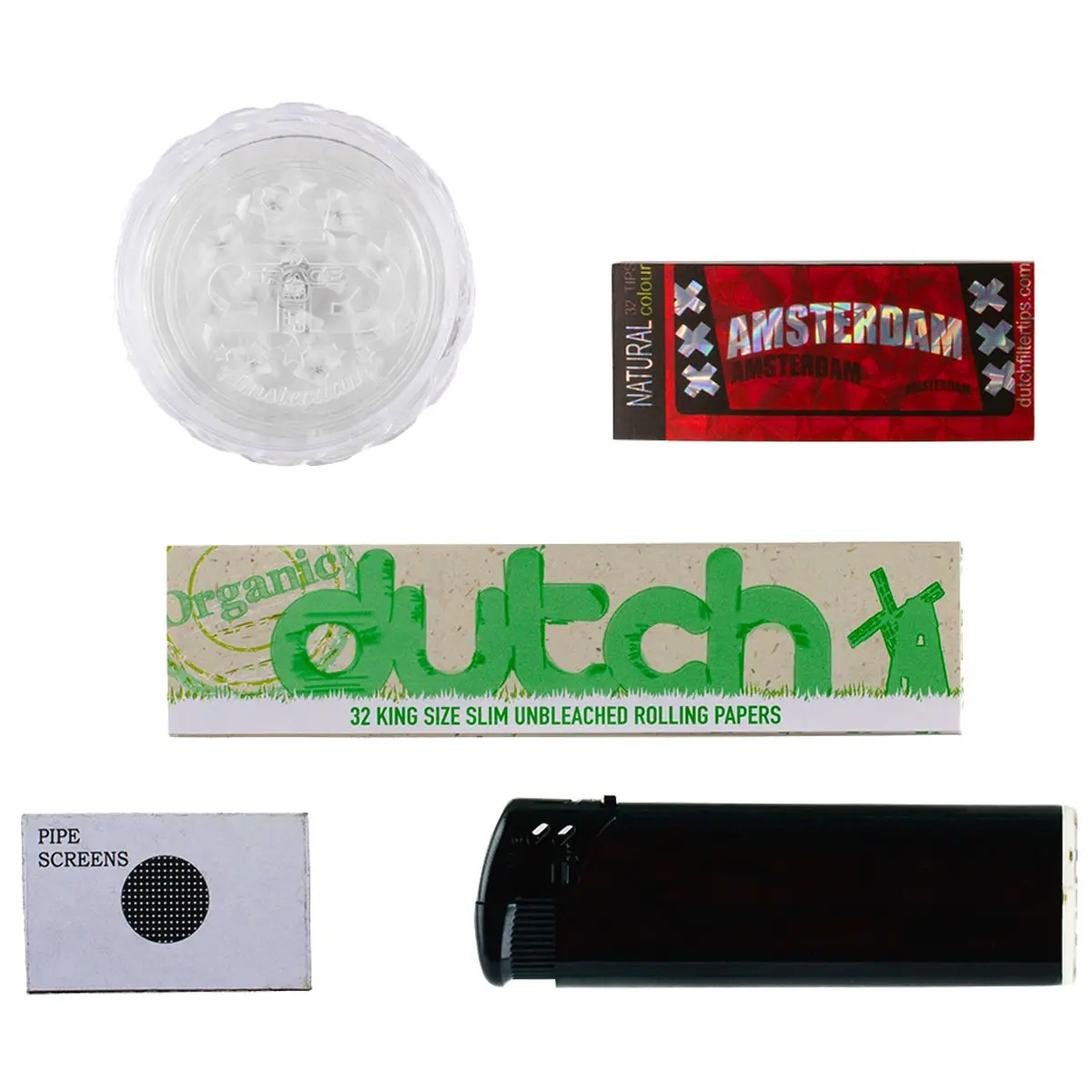 Amsterdam Bong Set Todo en Uno 'Dutchman'