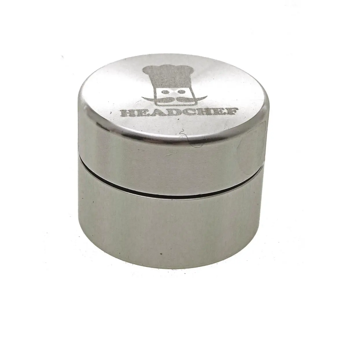 Contenedor metálico Headchef plateado pequeño