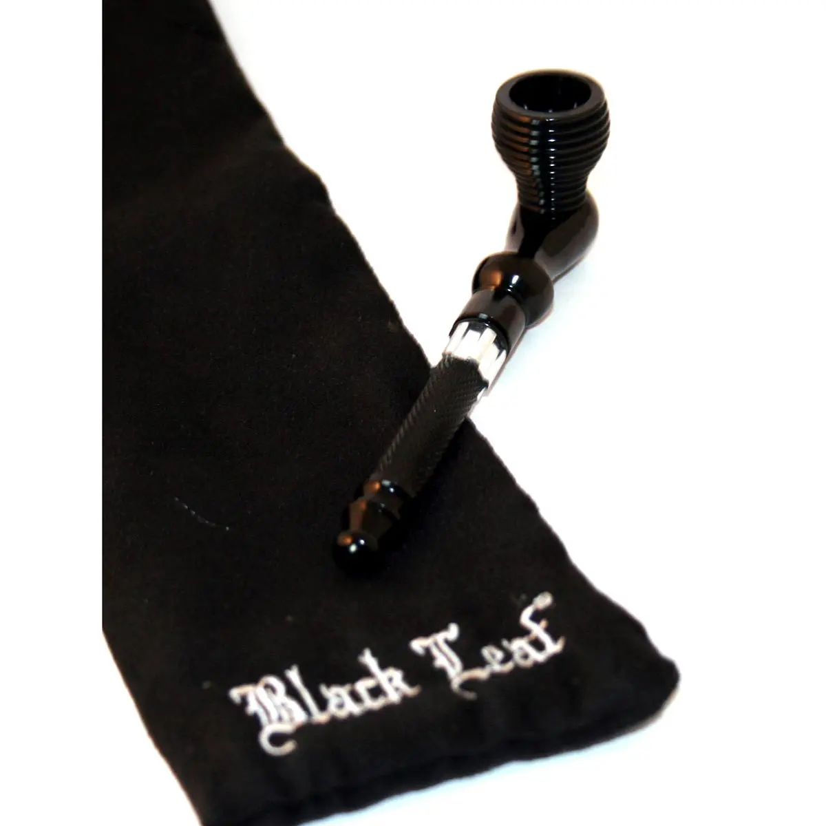 Pipa Black Leaf aluminio anodizado - 12cm