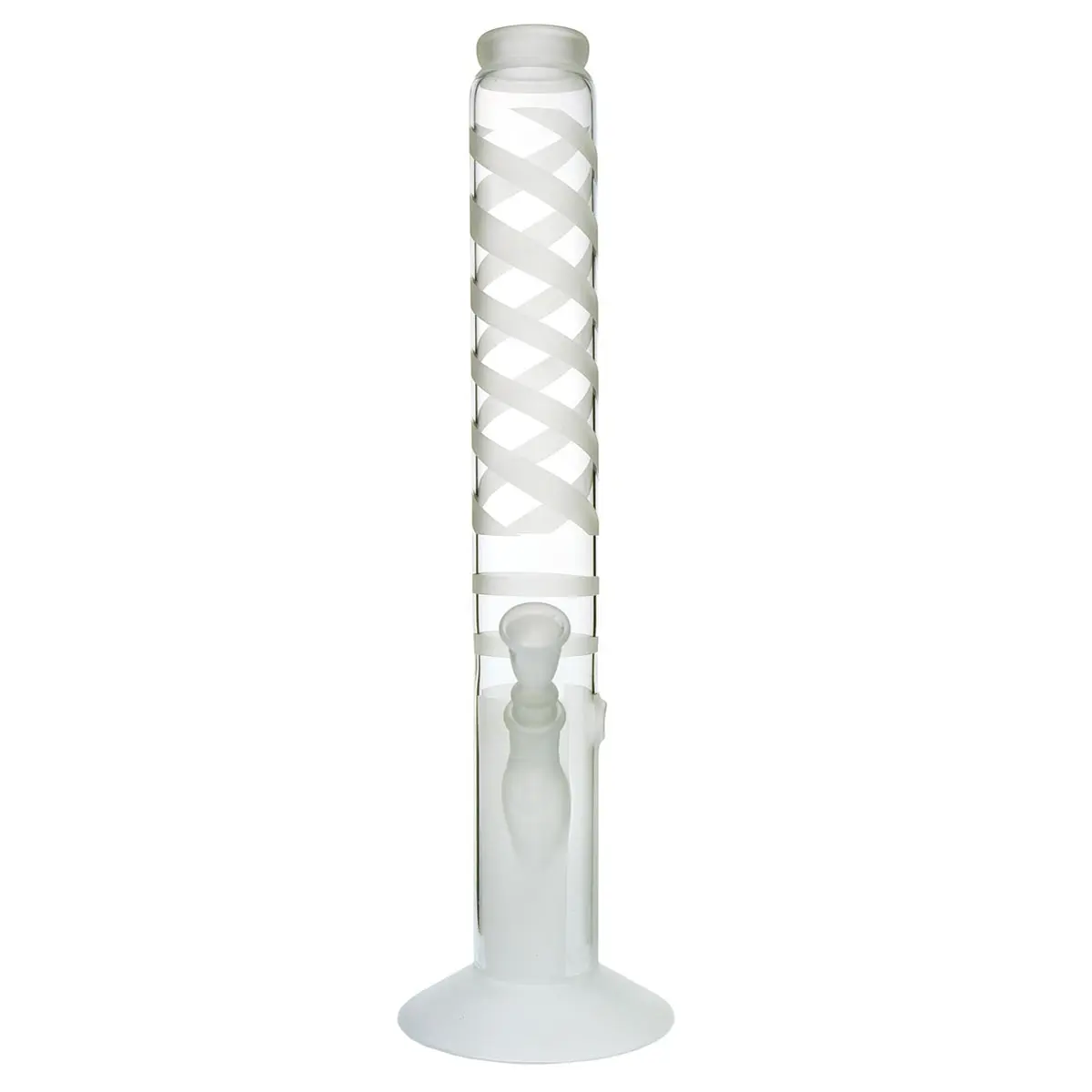Bong de cristal arenado 43 cm