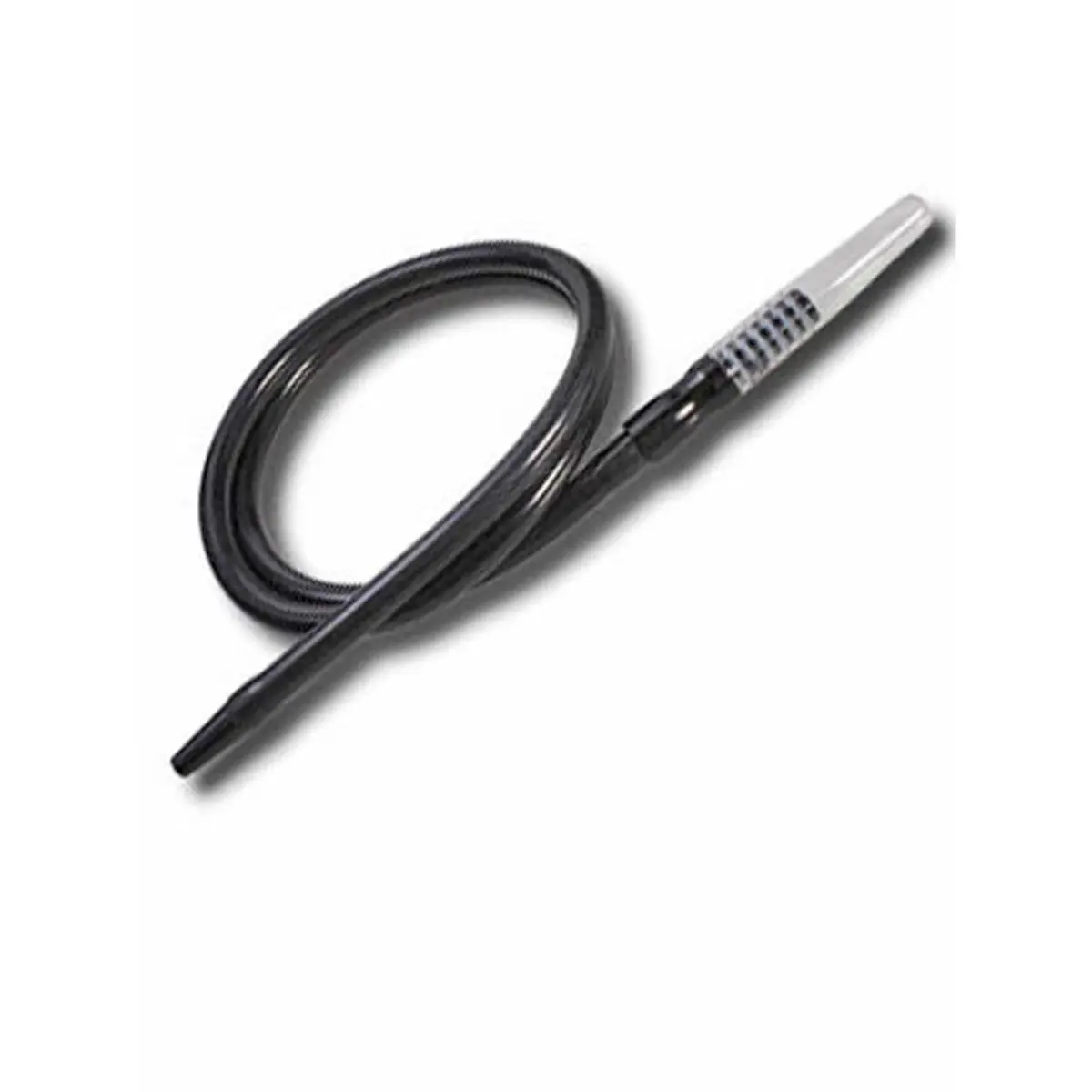 Manguera Shisha completa + boquilla de vidrio 140cm - negro