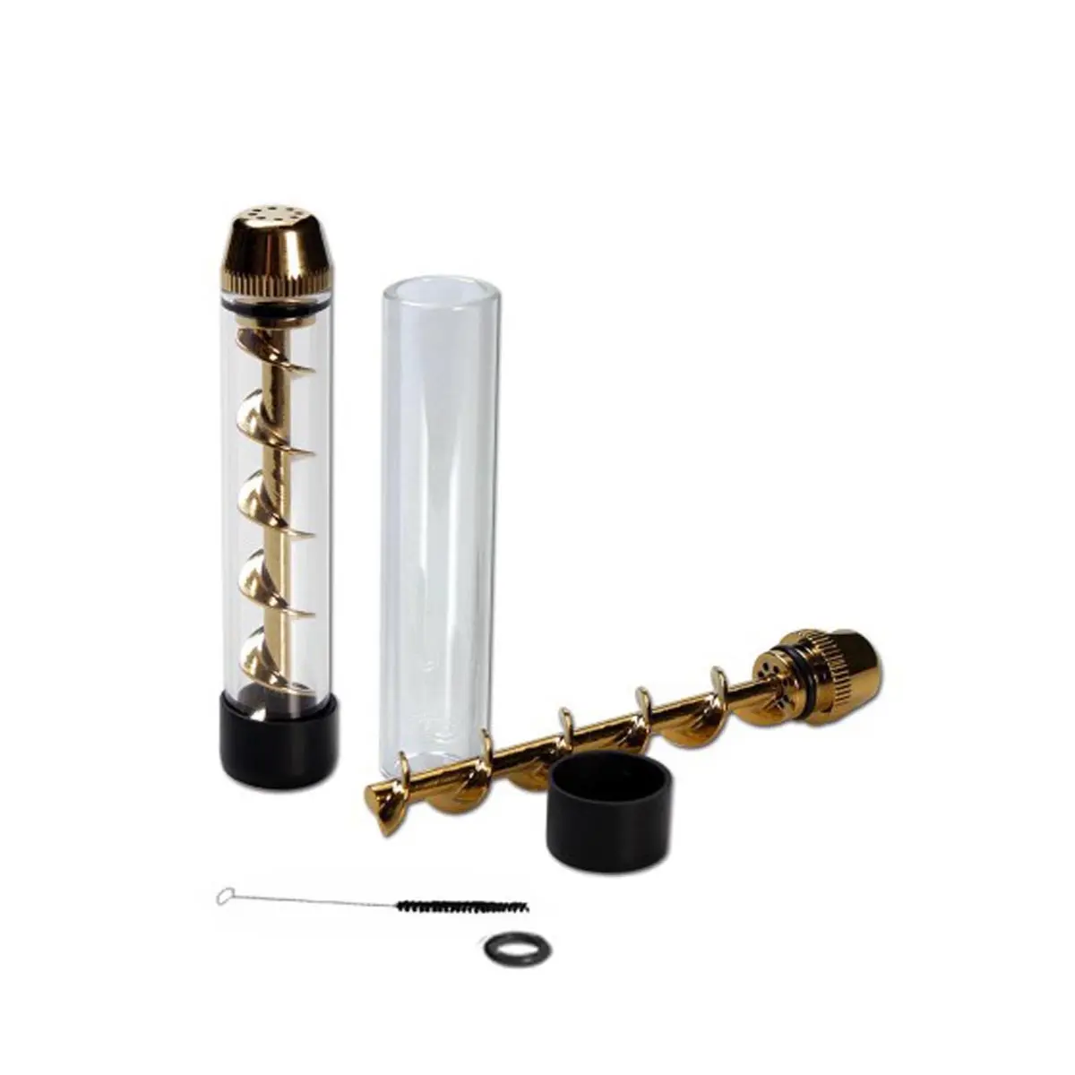 V12 Twisty Quartz Blunt - pipa de vidrio cuarzoso