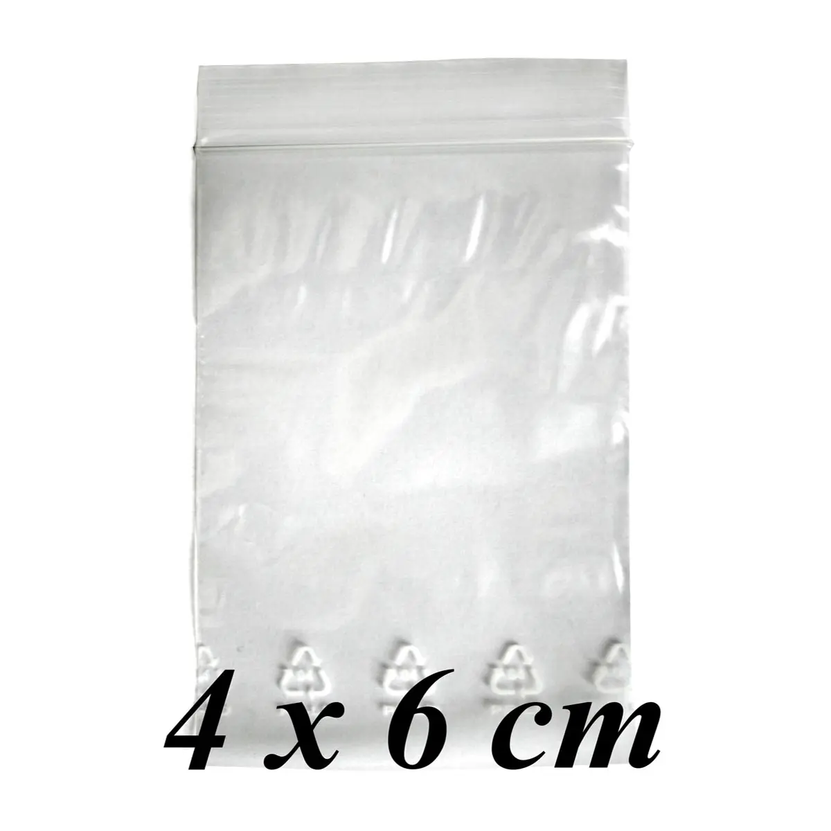 Bolsas autocierre transparente - 4x6 cm - duros