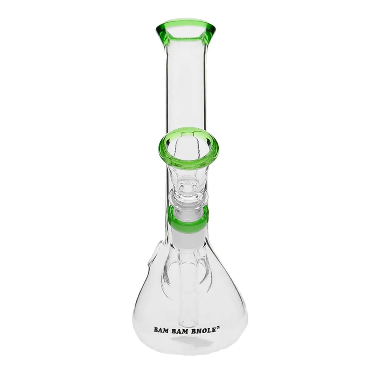 Bong de cristal Mini Green Smoke - 14,5