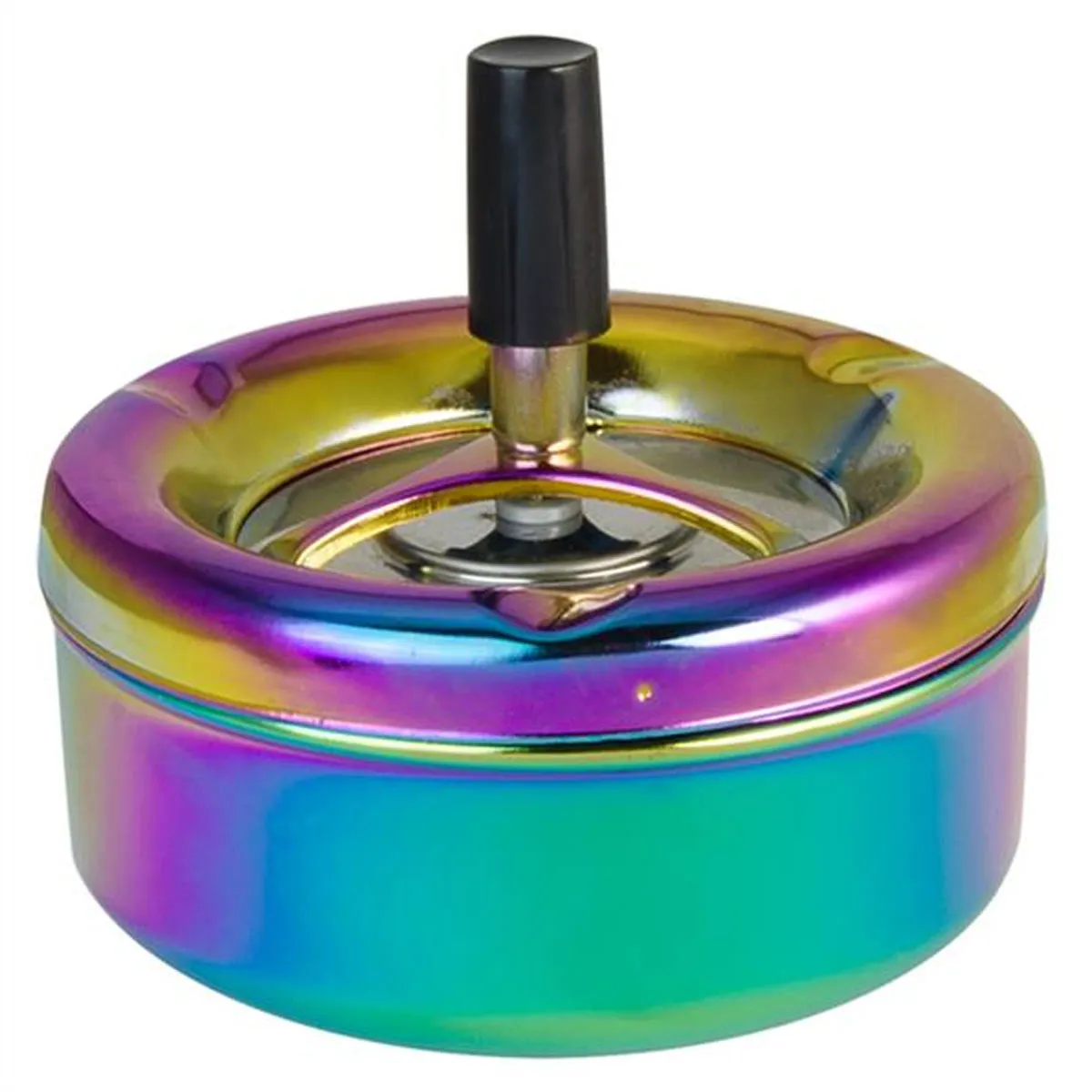 Portacenere girevole in metallo “Rainbow”