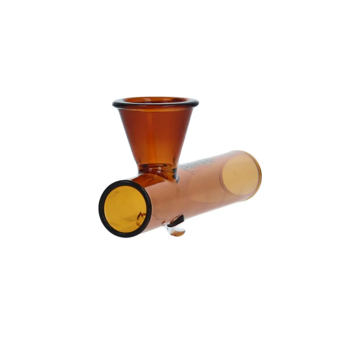 Black Leaf Kawumm pipa de cristal bronce