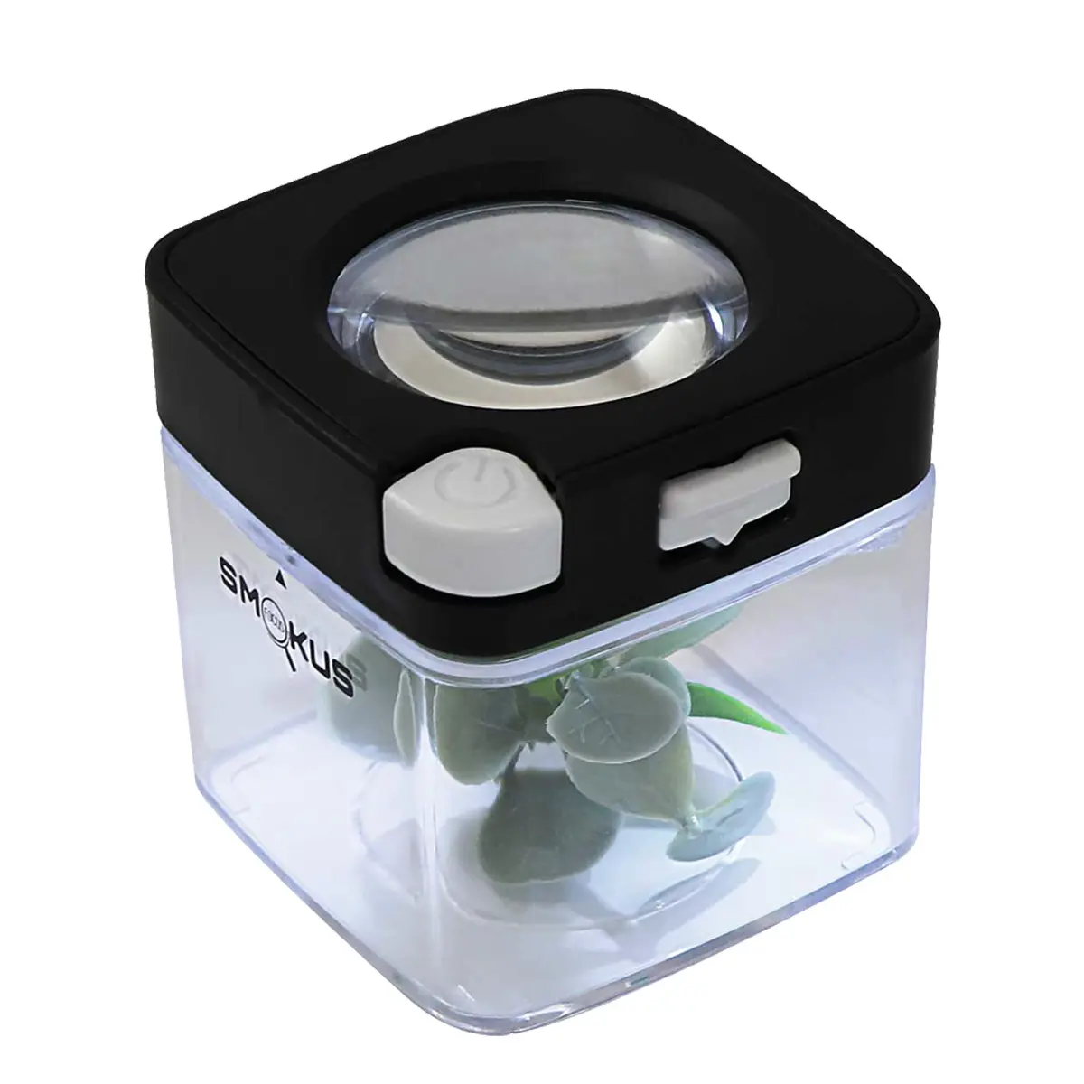 Smokus Focus vidrio con lupa