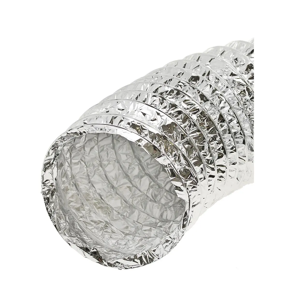 Tubo de aire de aluminio 160mm 1m