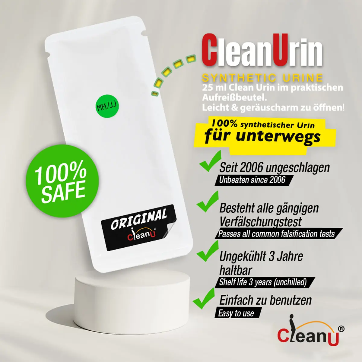 Clean-U Clean Urin - orina sintética