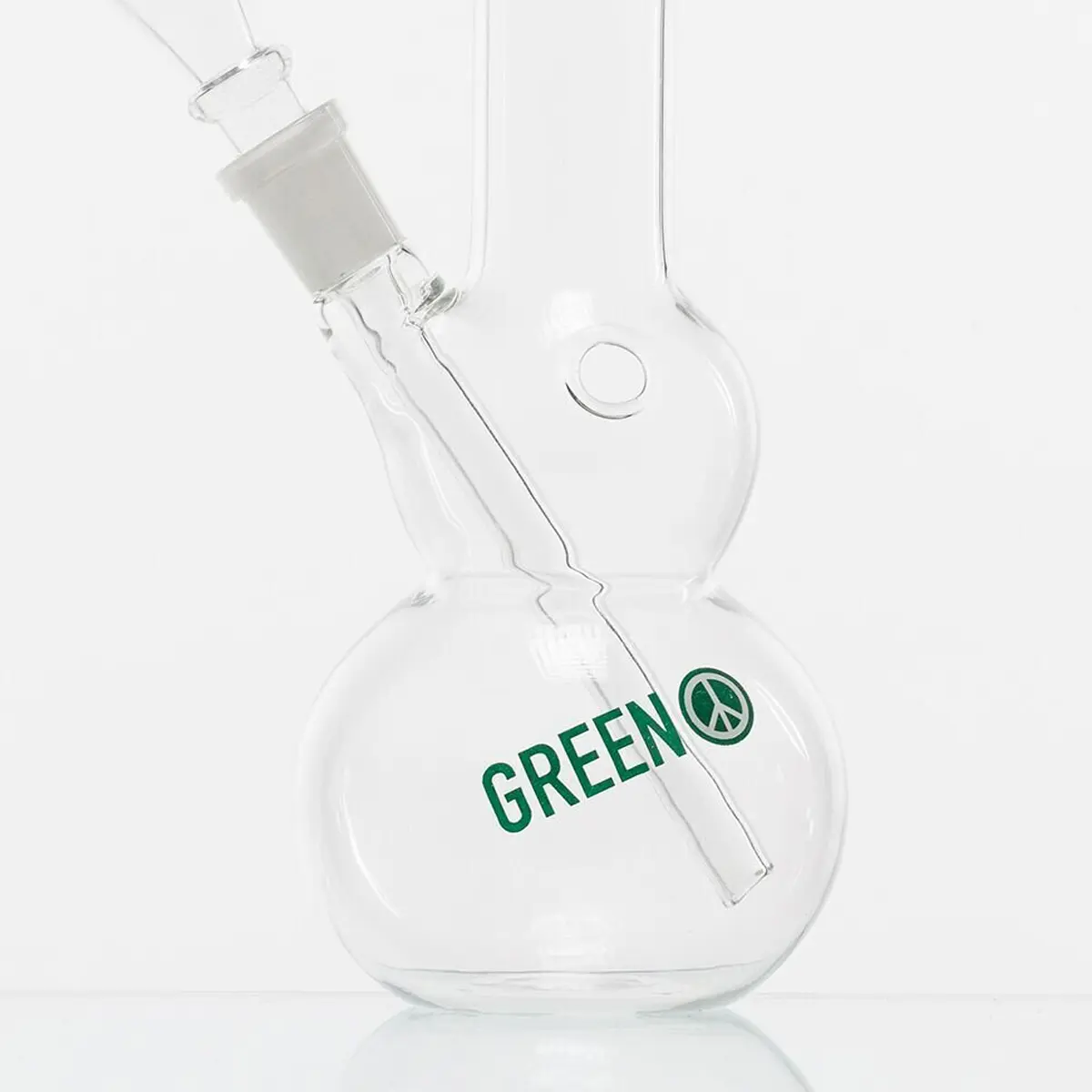 Bong de doble barriga 'Monkey' Greenline de 22 cm.