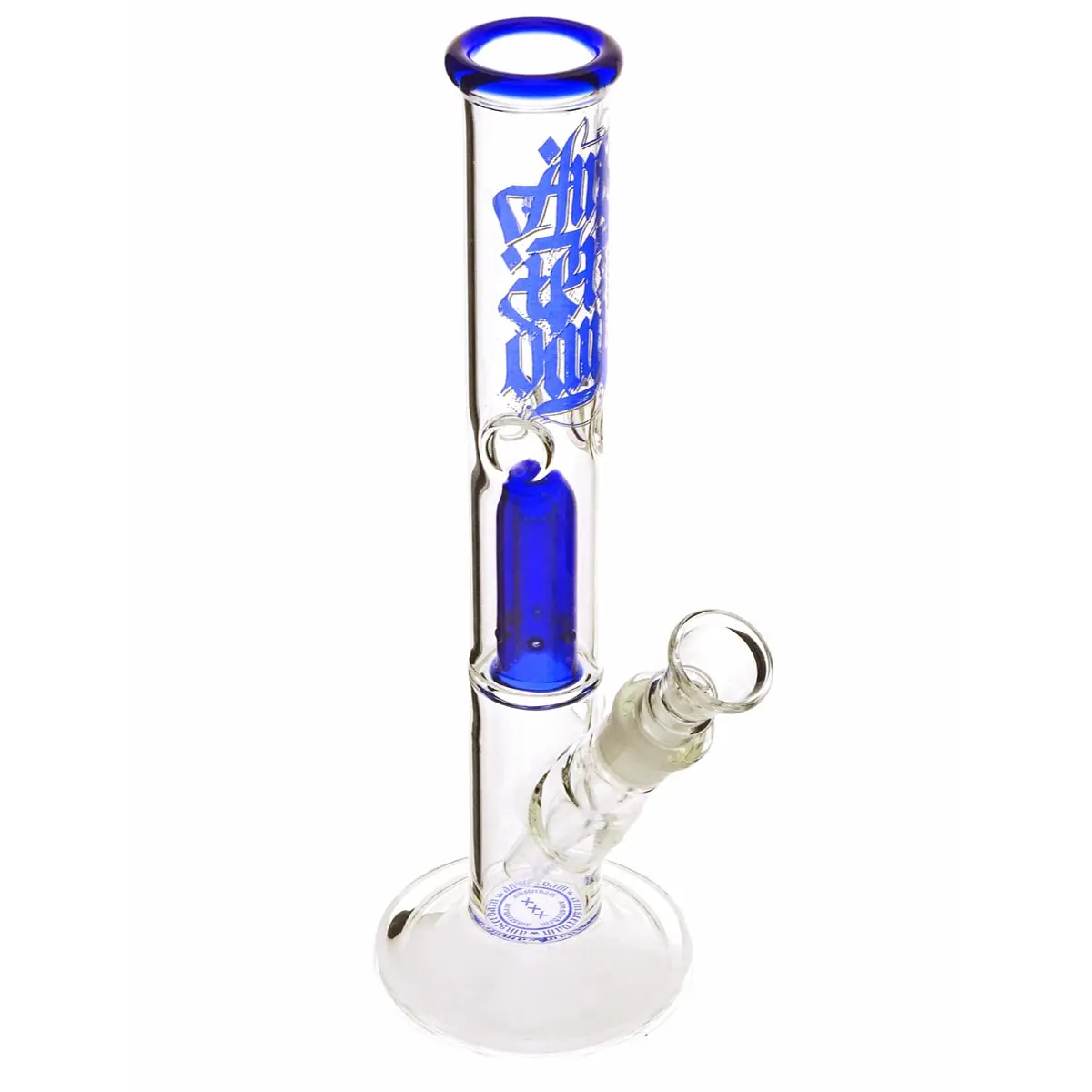 Amsterdam bong de cristal XXX cilindro 18.8 30cm - azul