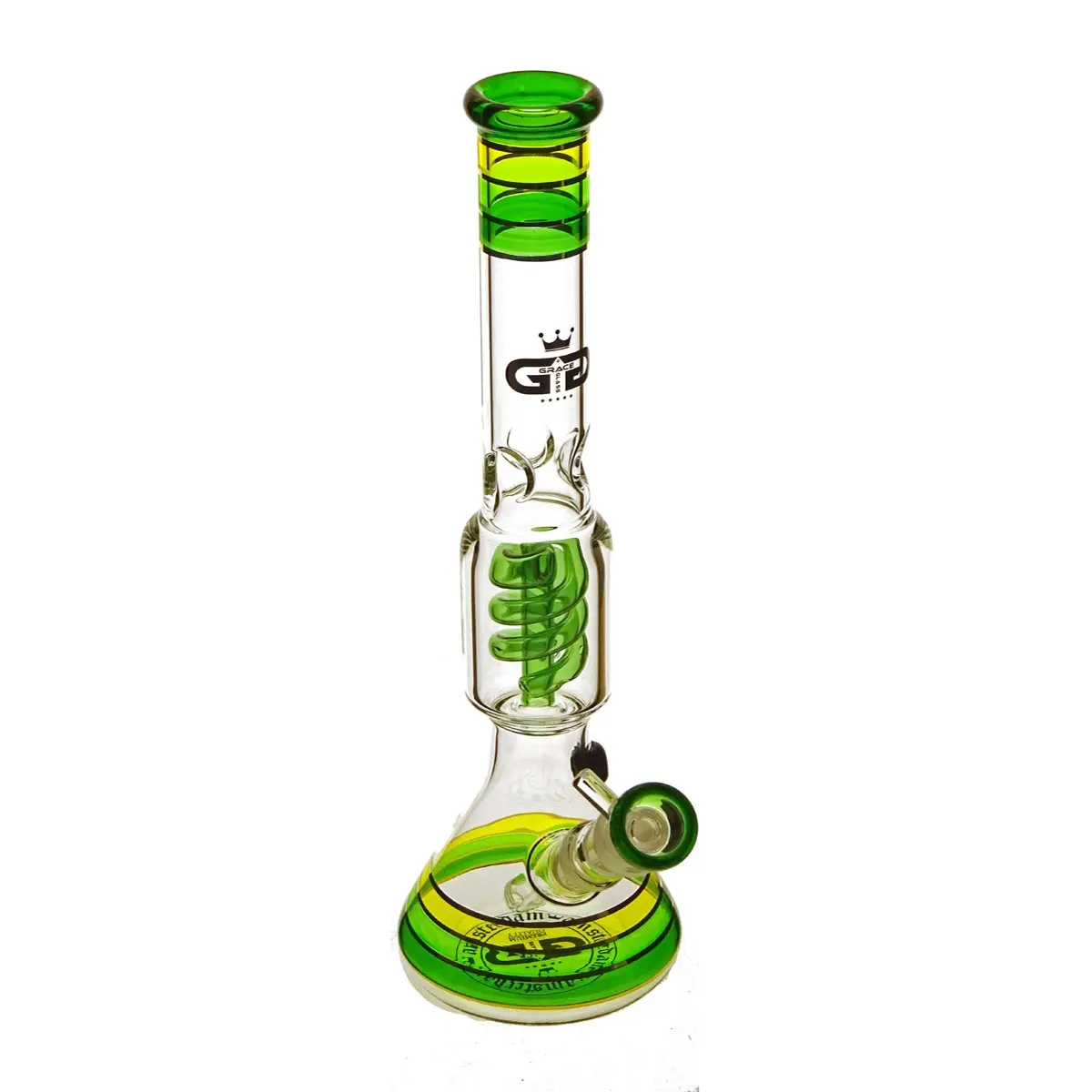 Cone GG Spyral bong de cristal 18.8 35cm verde