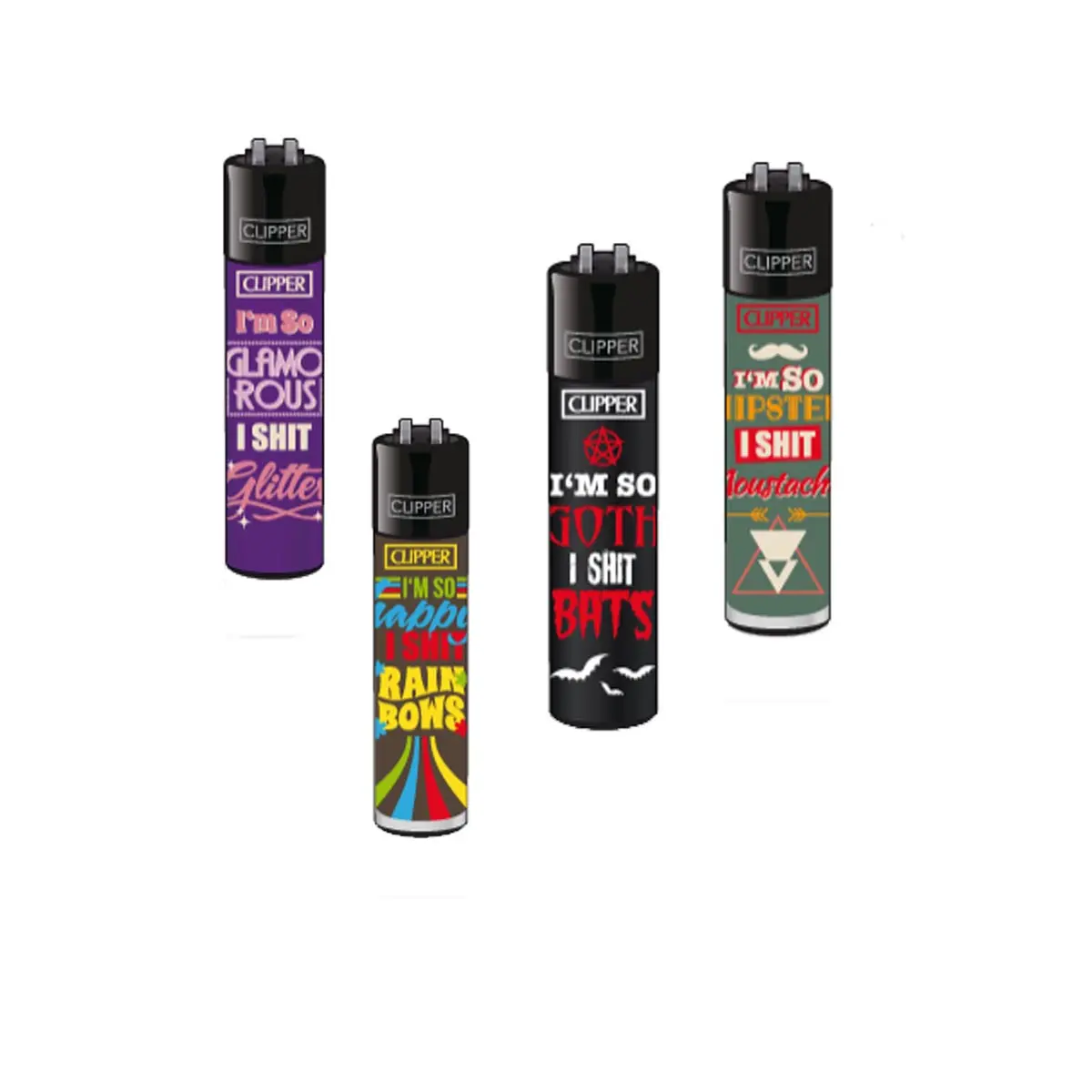 Mechero Clipper "I Shit"